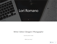 Tablet Screenshot of loriromano.com